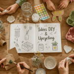 idee d'activités manuelle avec materiaux recup enfants adultes