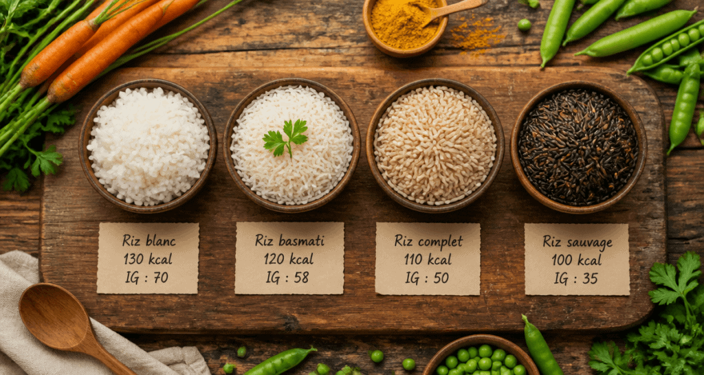 le riz est il un feculent bols riz calories index glycémique