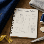patron poncho polaire gratuit tissus et outils couture