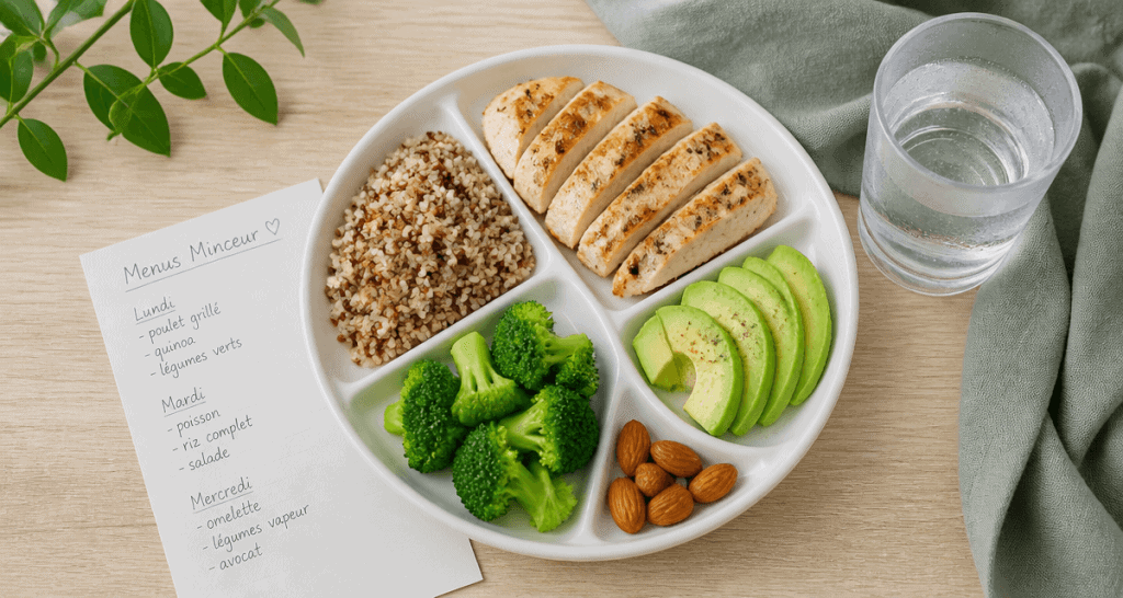 Que faut il manger pour perdre du poids assiette saine