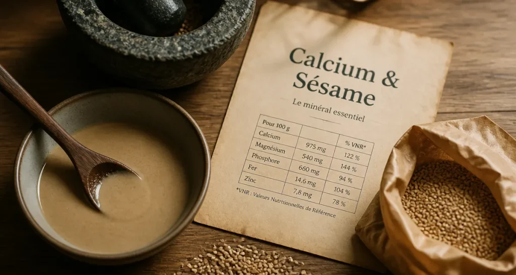 Bienfaits des graines de sesame : calcium et absorption optimisée