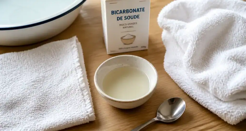 Comment avoir des serviettes de toilette moelleuse sans sèche-linge : serviettes, vinaigre et bicarbonate