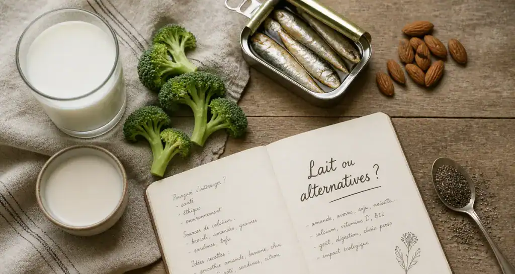 est ce que le lait est bon pour la sante lait alternatives brocoli sardines