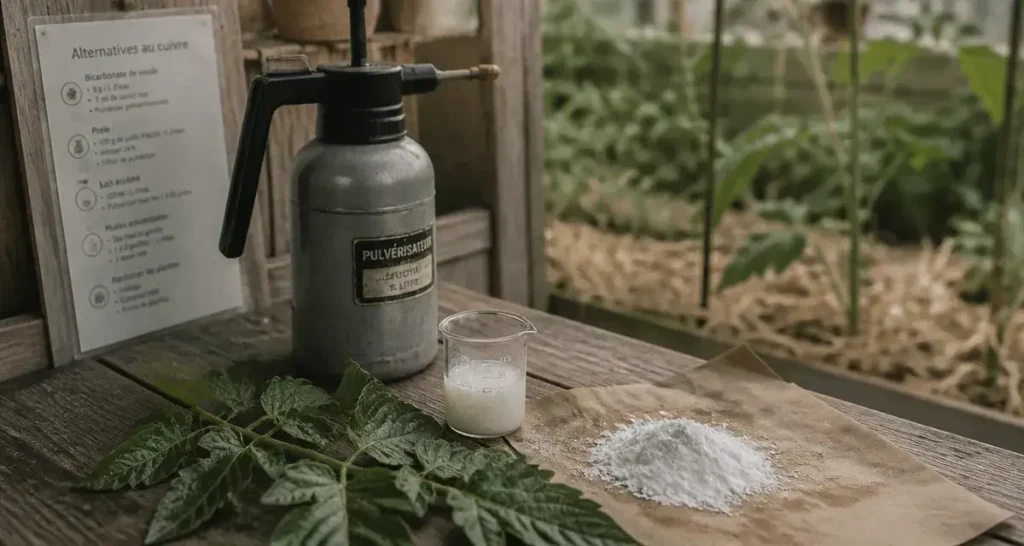 Par quoi remplacer la bouillie bordelaise : pulvérisateur, bicarbonate et feuilles de tomate contre le mildiou sans cuivre