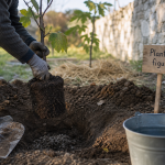 Quand et comment planter un figuier : motte en terre
