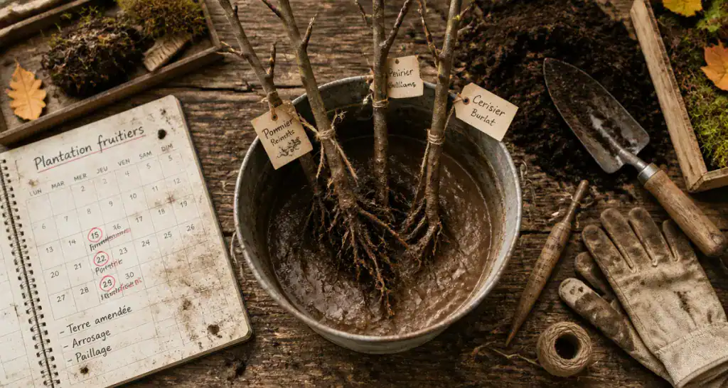 quand planter un arbre fruitier outils et calendrier