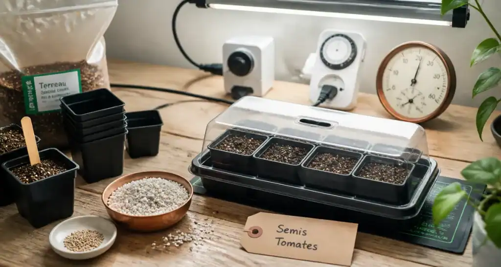 Quand semer graines de tomates : godets et semis en intérieur