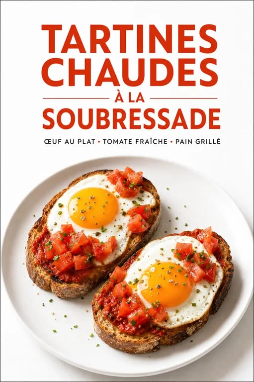 Recettes soubressade : tartines chaudes à la soubressade, œuf et tomate