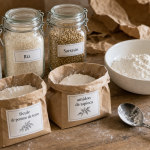 Liste des farines sans gluten pour pains, crêpes et pâtisseries