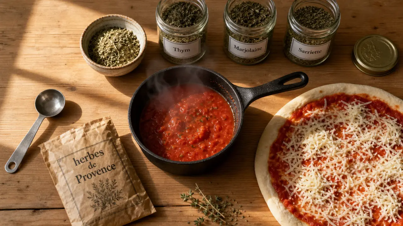 Par quoi remplacer l'origan : thym et marjolaine pour la pizza et la sauce tomate