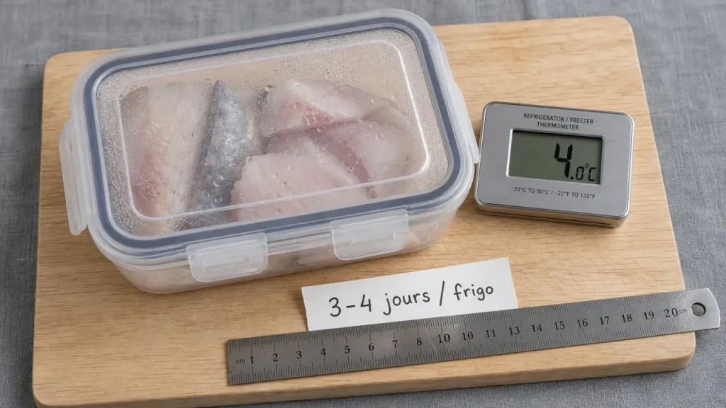 Produit décongelé combien de temps au frigo : 4°C, 2 heures dehors