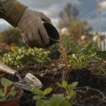 Quand planter des fleurs : arrosage de godets en terre