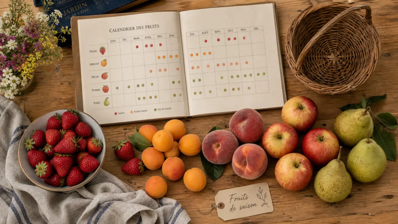Calendrier de fruits : saisonnalité des fruits mois par mois