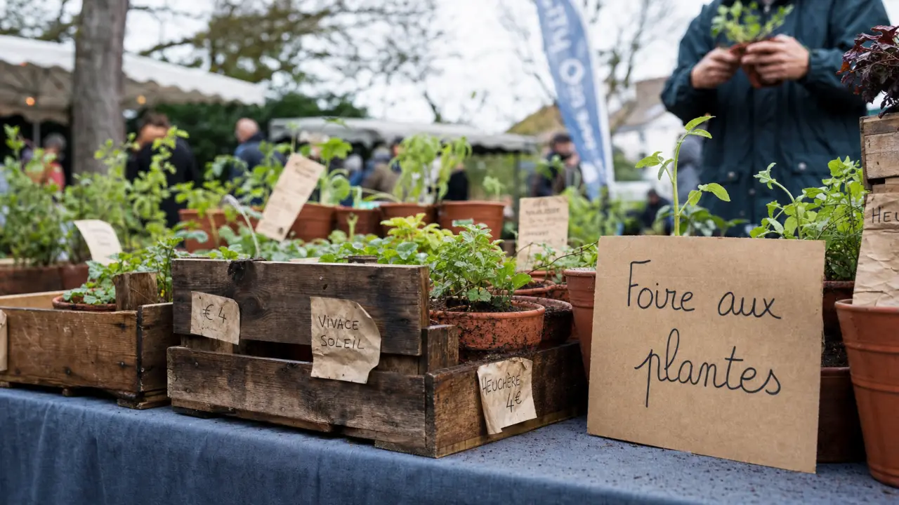 Foire aux plantes ce dimanche : stands et plants en vente