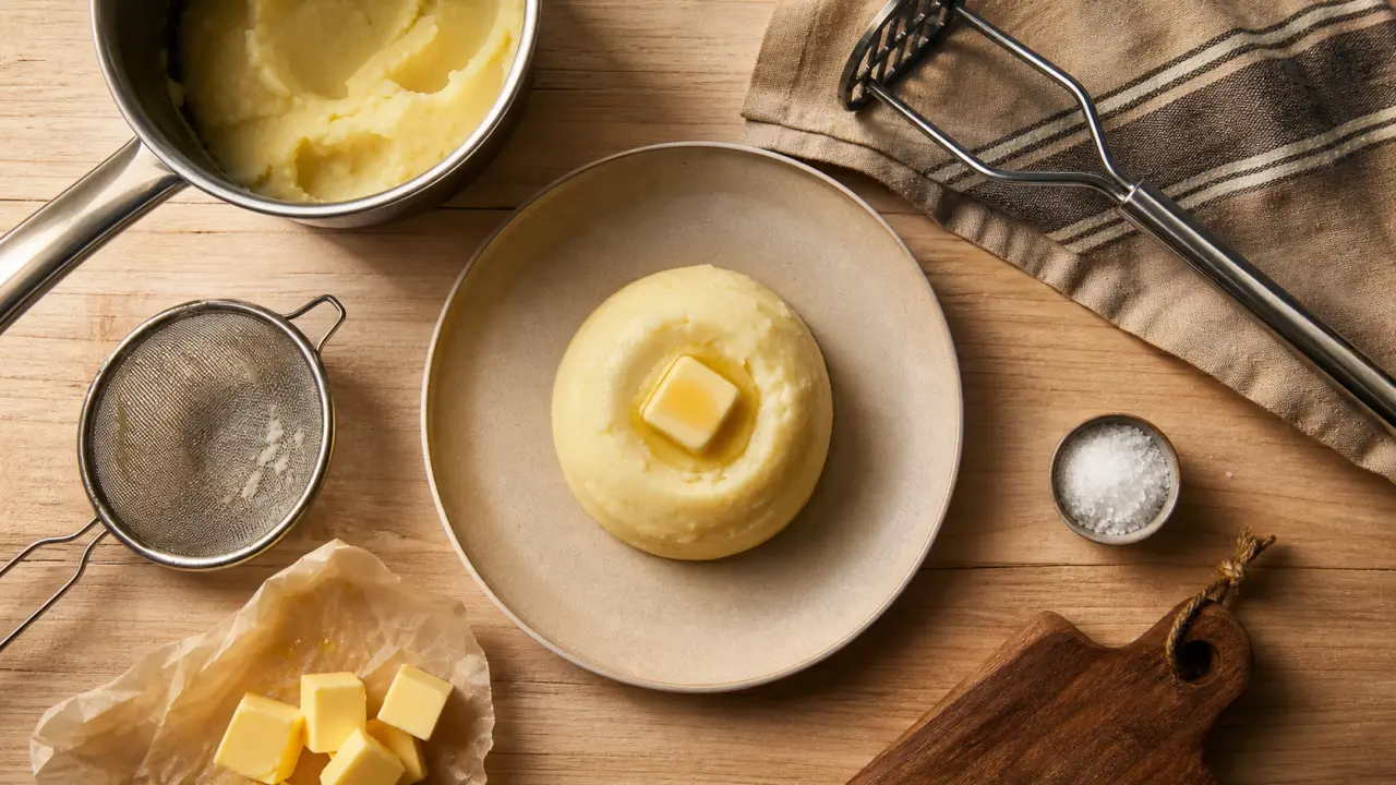 Recette gastronomique de grand chef : purée lisse