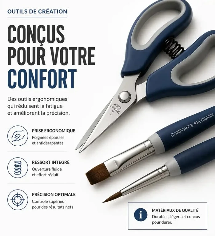 Outils de bricolage facile ergonomiques pour seniors