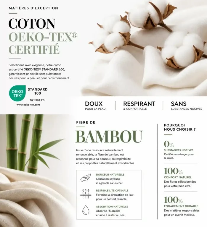 Matériaux durables et certifiés pour accessoires fait maison