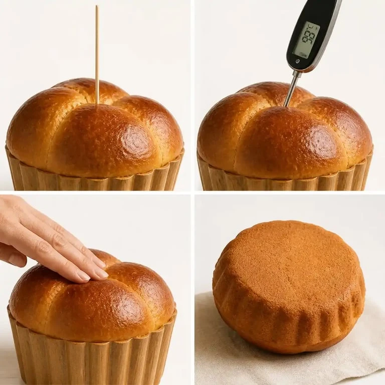 Comment savoir si une brioche est cuite : test du couteau, du thermomètre et du toucher