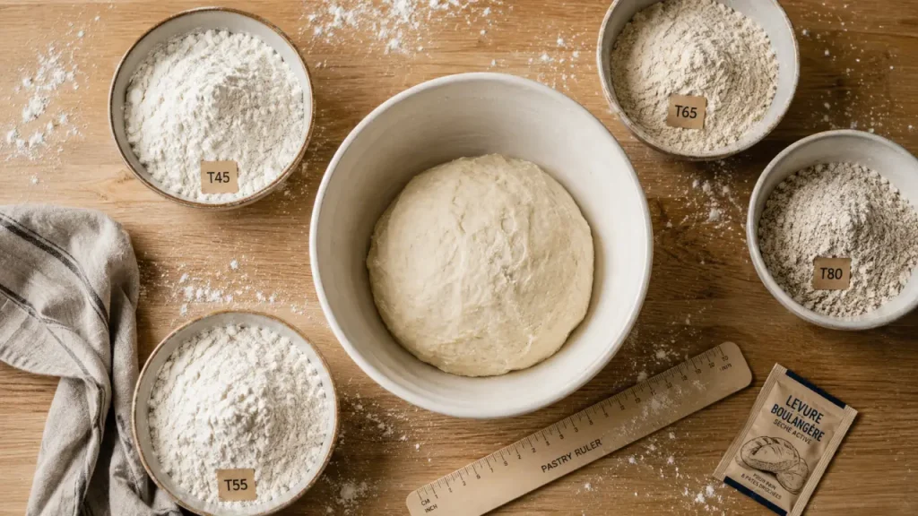 Farine T65 utilisation : pain, pizza et pâtes salées, à éviter