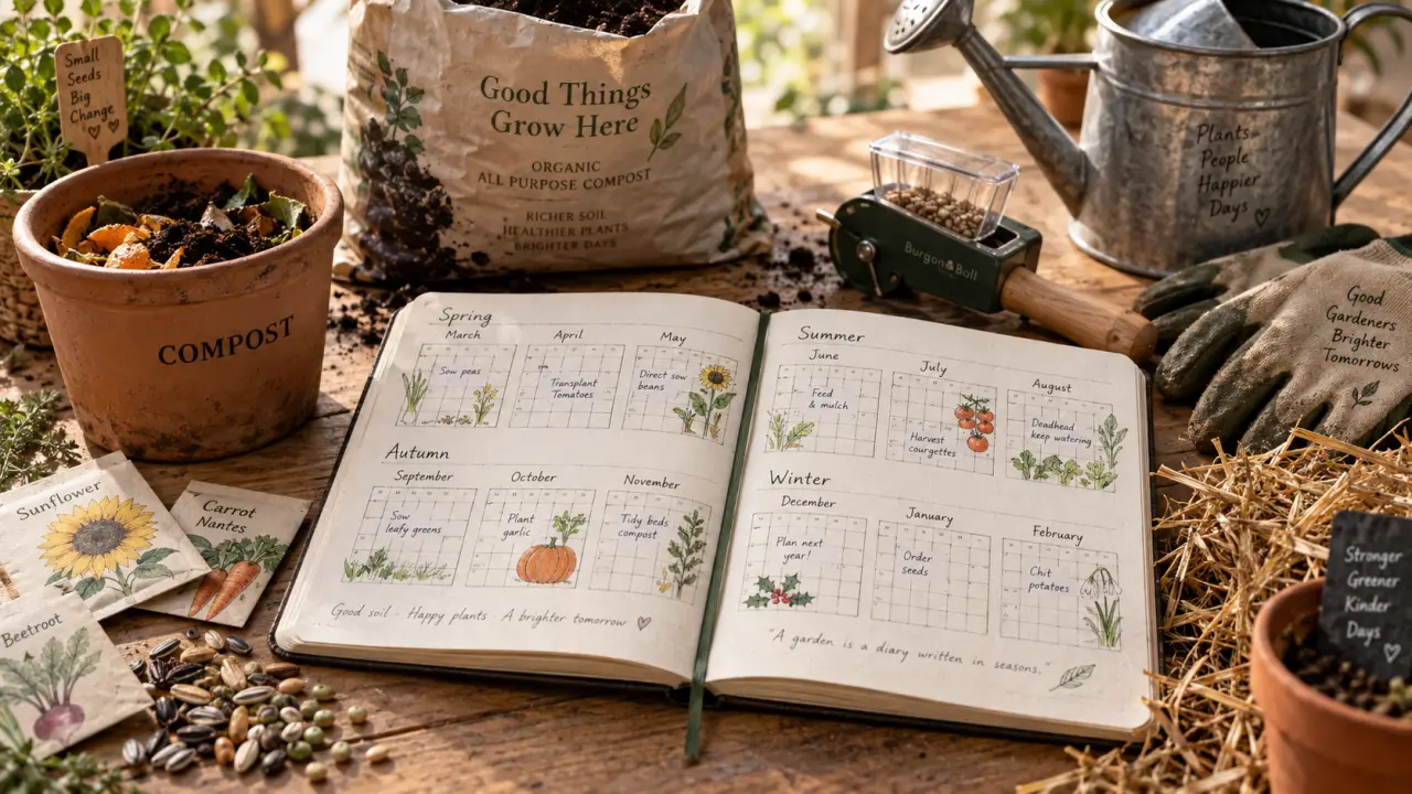 La permaculture au jardin mois par mois : calendrier de jardinage