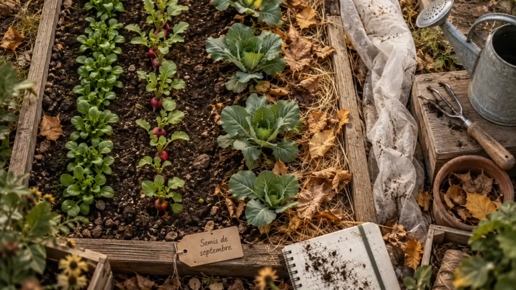 Potager en septembre : récolter encore et préparer l’hiver au potager