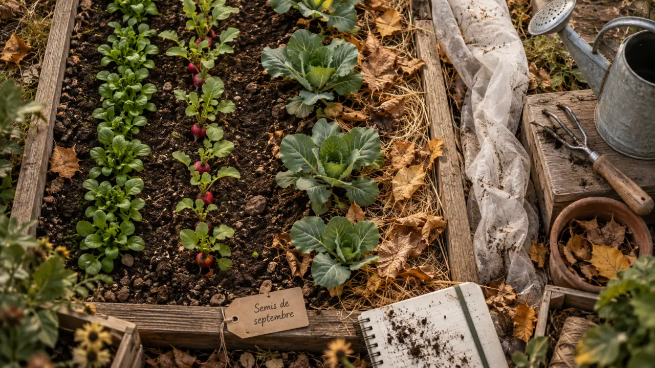 Potager en septembre : récolter encore et préparer l’hiver au potager