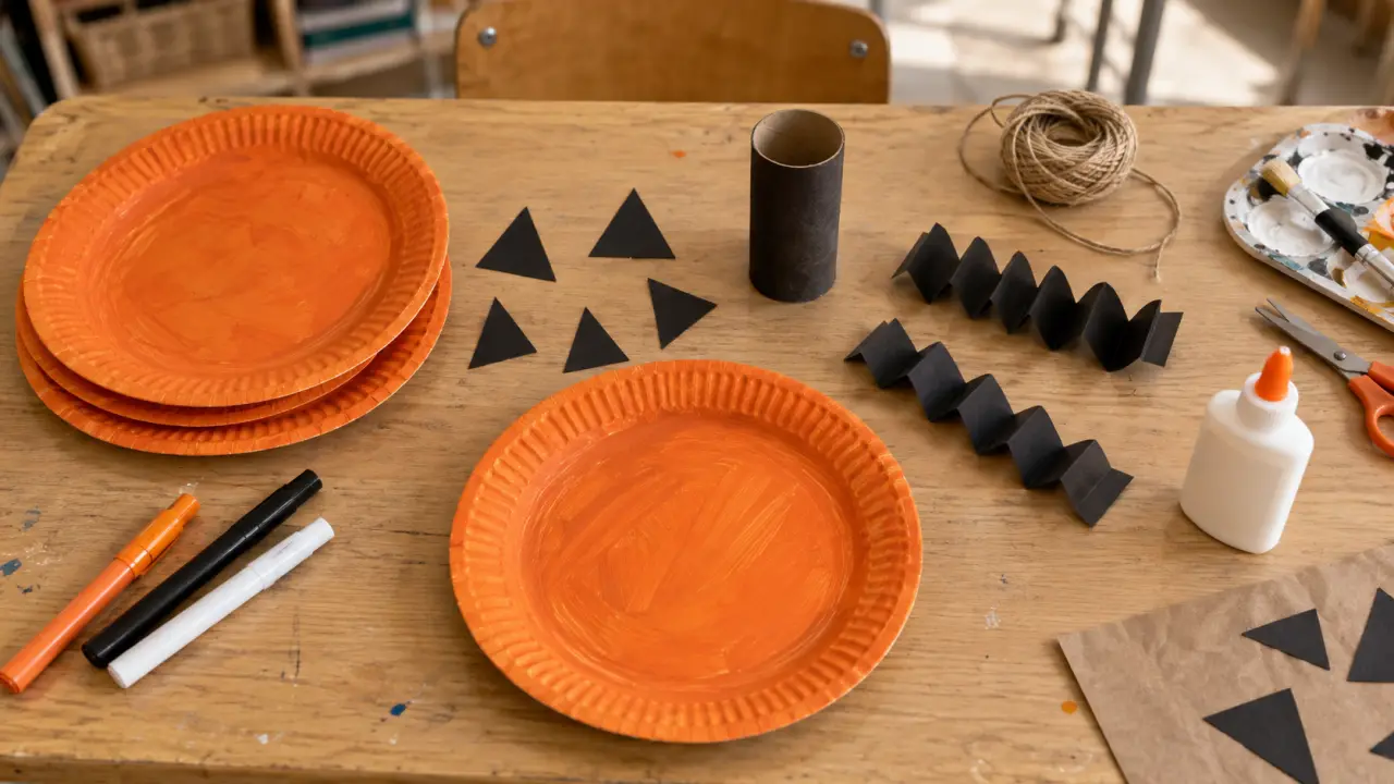 Bricolage facile Halloween pour enfants : activité en classe