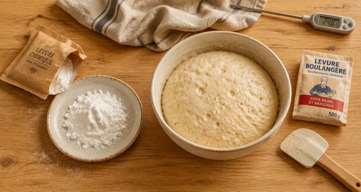 Levure chimique ou boulangère : poudre et levure boulangère