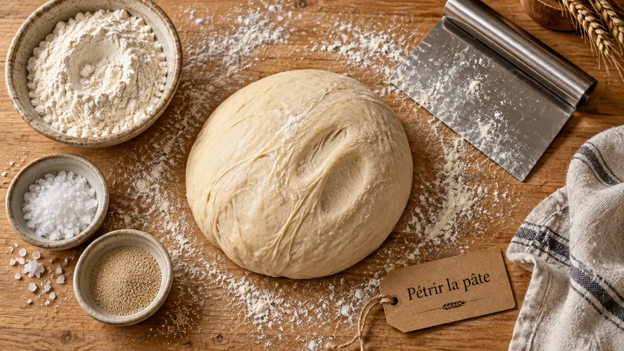 Petrire une pate : boule extensible et test anti-mie dense